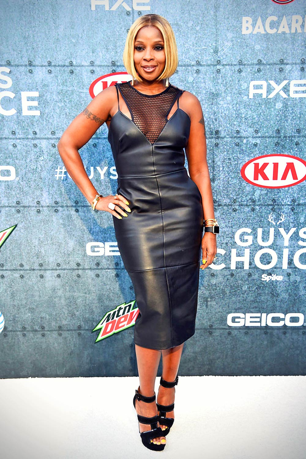 Mary J. Blige arrives at Spike TV’s Guys Choice 2015