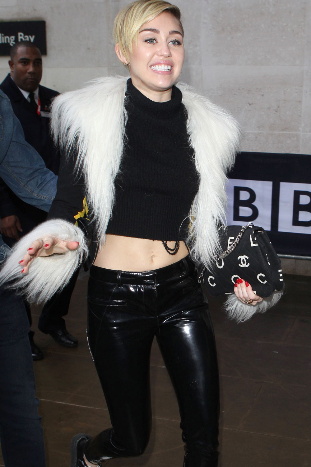 Miley Cyrus at BBC Radio 1 Studios