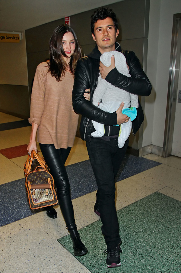 Miranda Kerr arrive to JFK Airport