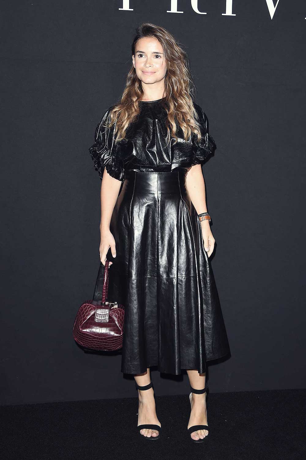 Miroslava Duma attends Paris Fashion Week Haute Couture F/W