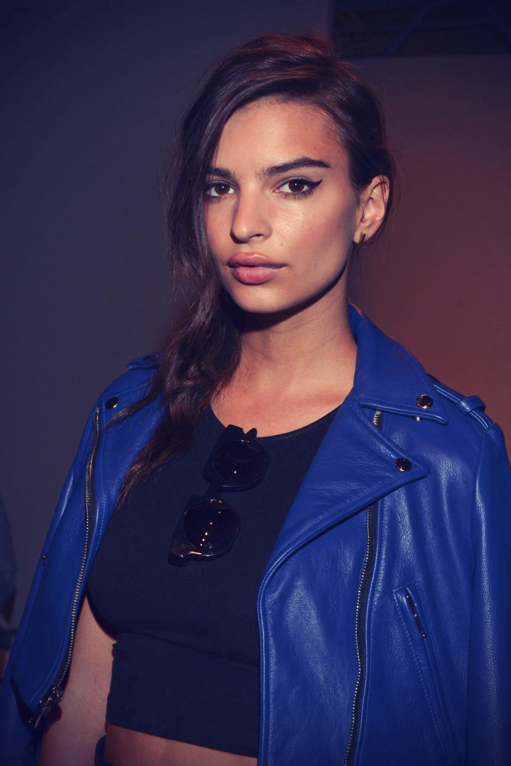 Emily Ratajkowski attends Jeremy Laing at Mercedes-Benz Fashion Week