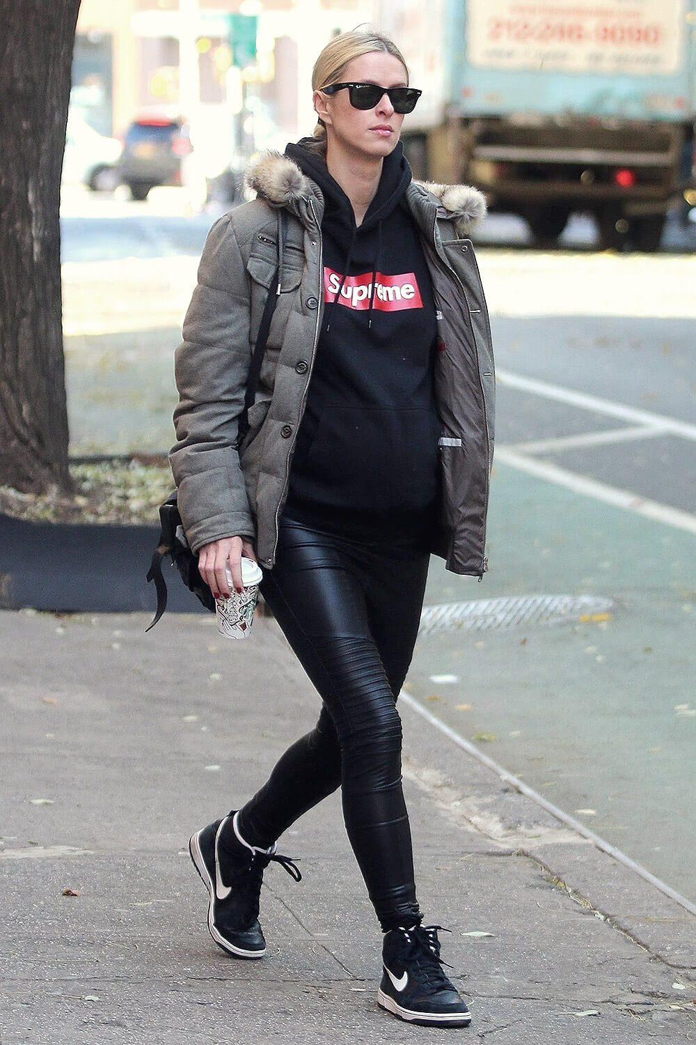 Nicky Hilton is seen in NYC