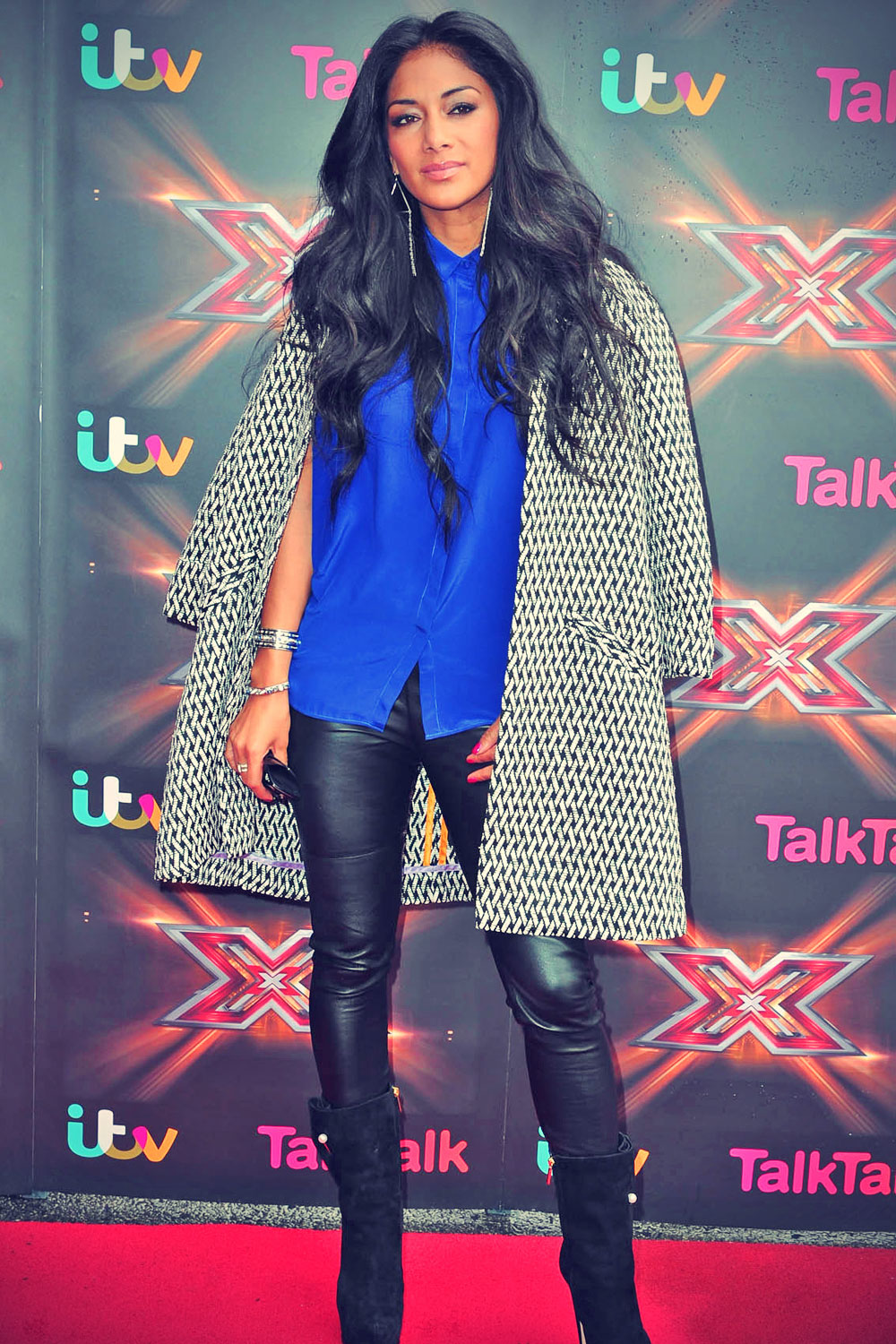 Nicole Scherzinger arrives at Old Trafford for the Manchester auditions