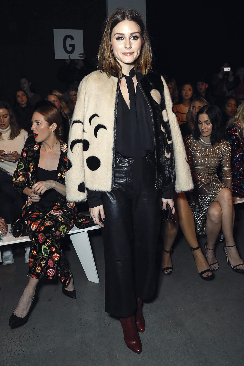 Olivia Palermo attends Naeem Khan show