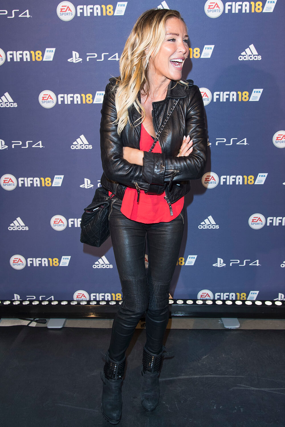 Ophelie Winter attends FIFA 2018 game launch party