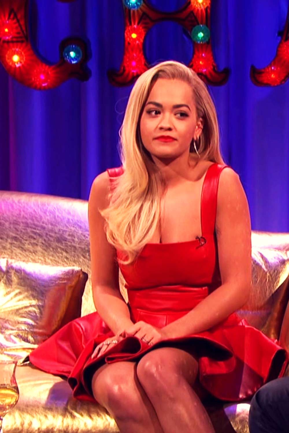 Rita Ora appearing on Alan Carr Chatty Man