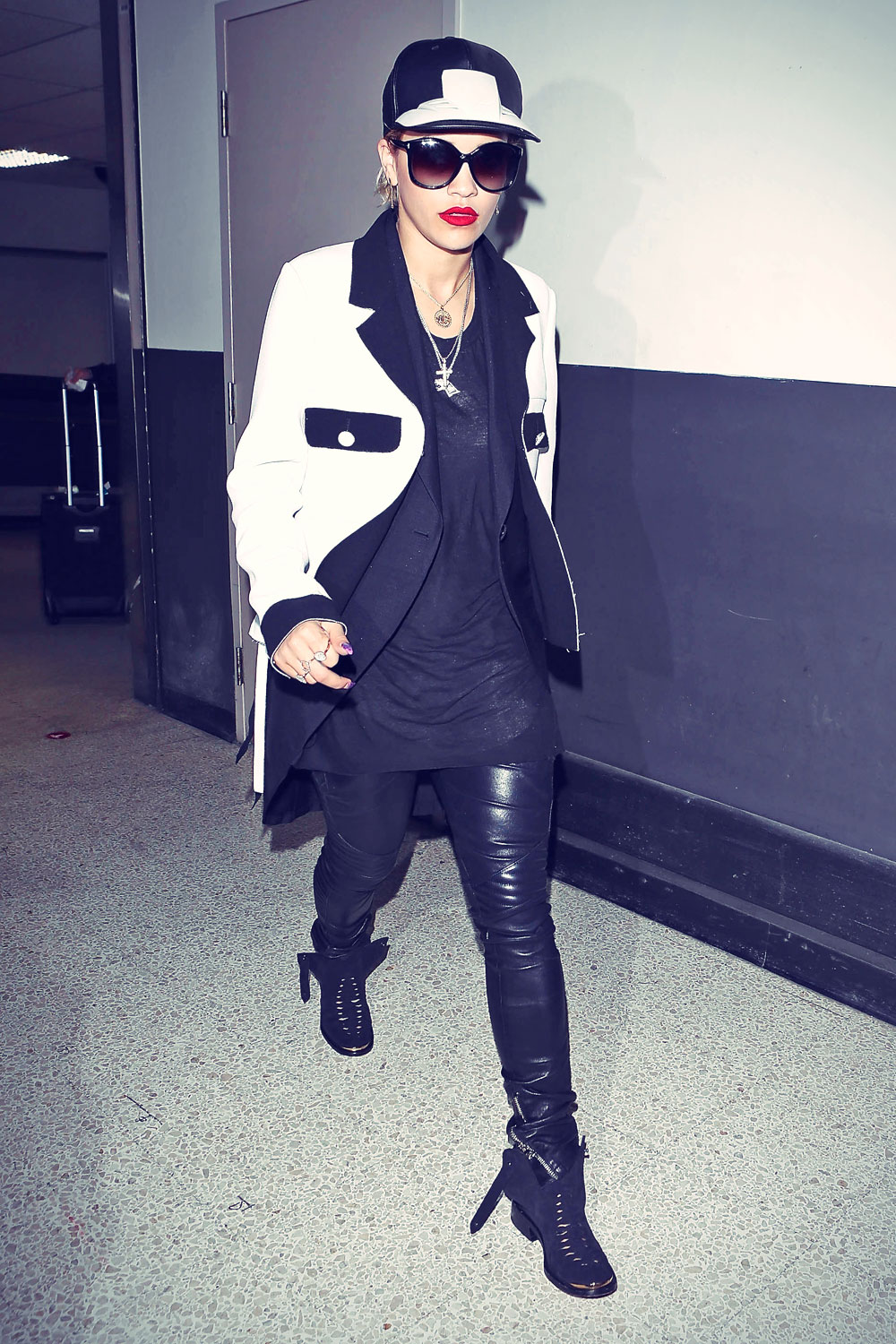 Rita Ora arriving at LAX airport