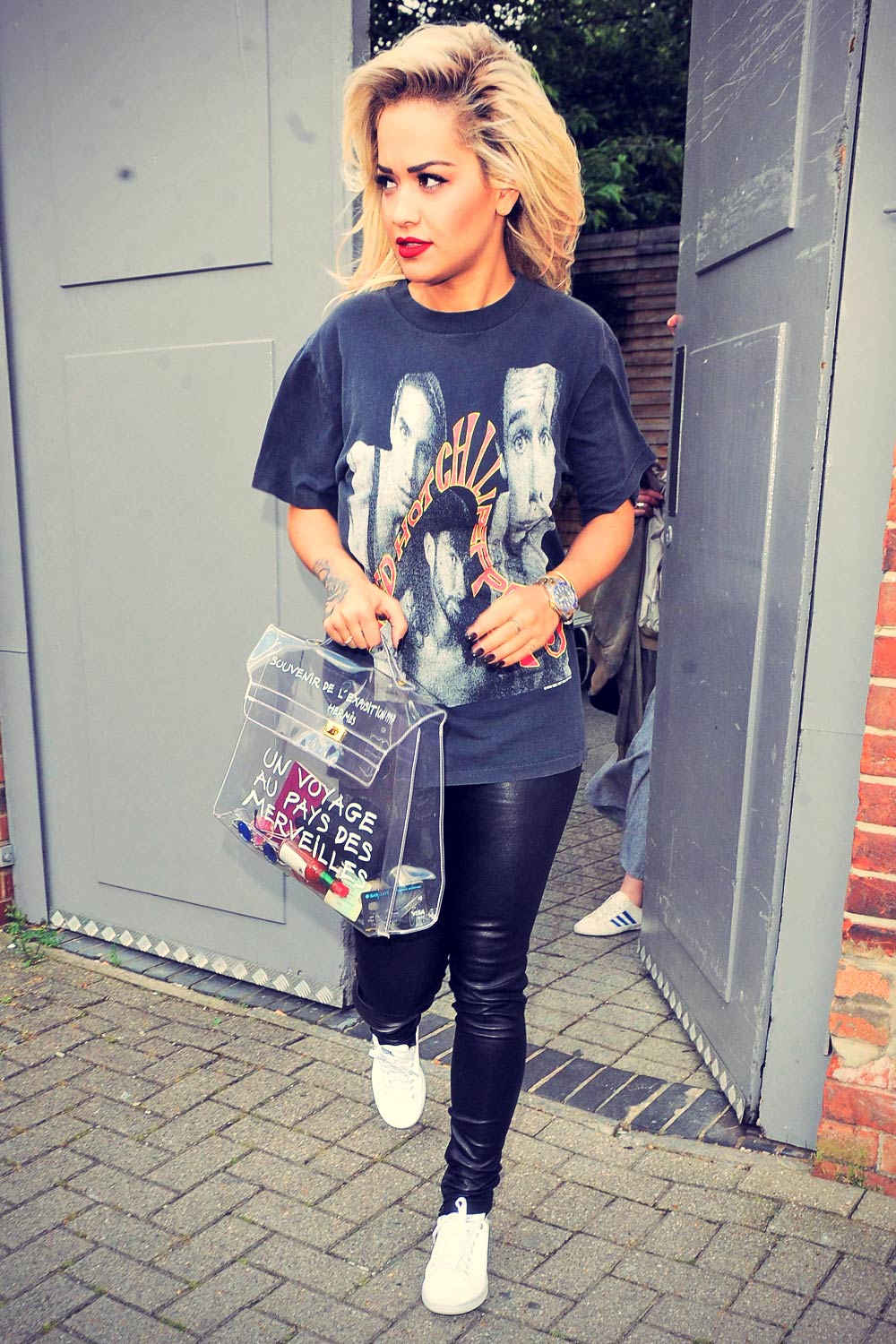 Rita Ora leaving a photo studio in London