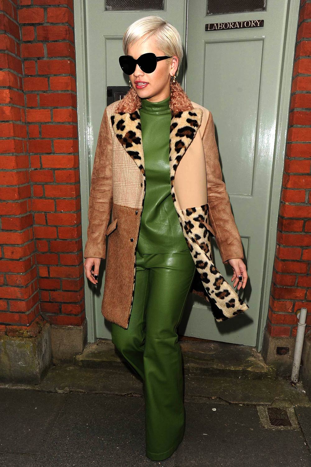 Rita Ora leaving a studio in London
