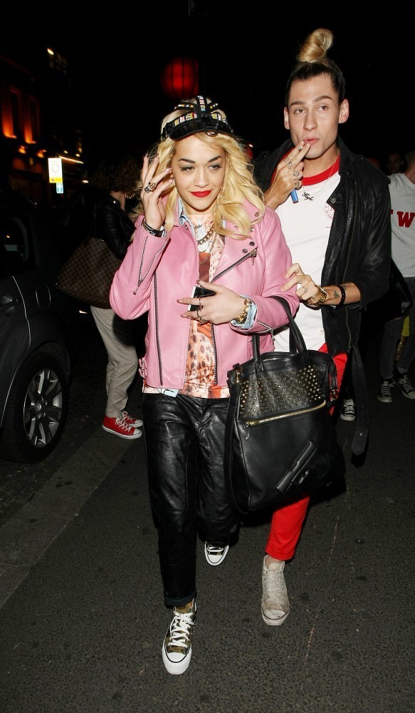 Rita Ora Out With Friends
