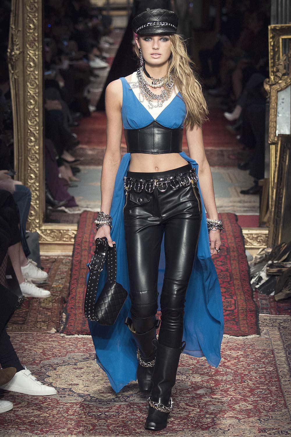 Romee Strijd attends Moschino Show