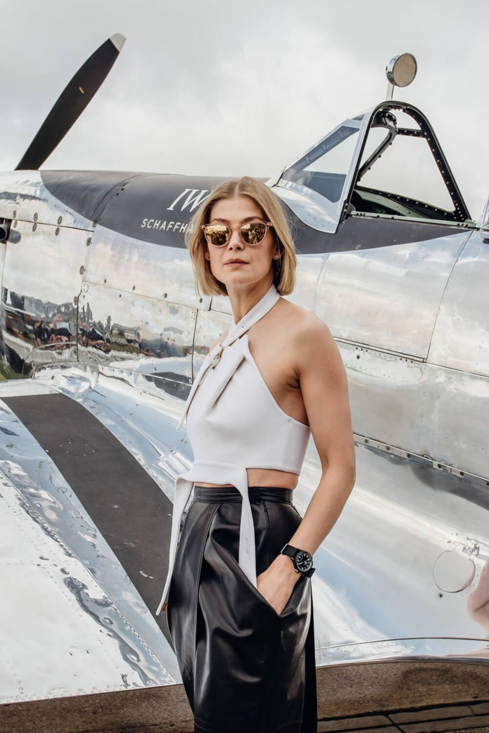 Rosamund Pike attends Celebration of the official start of the Silver Spitfire