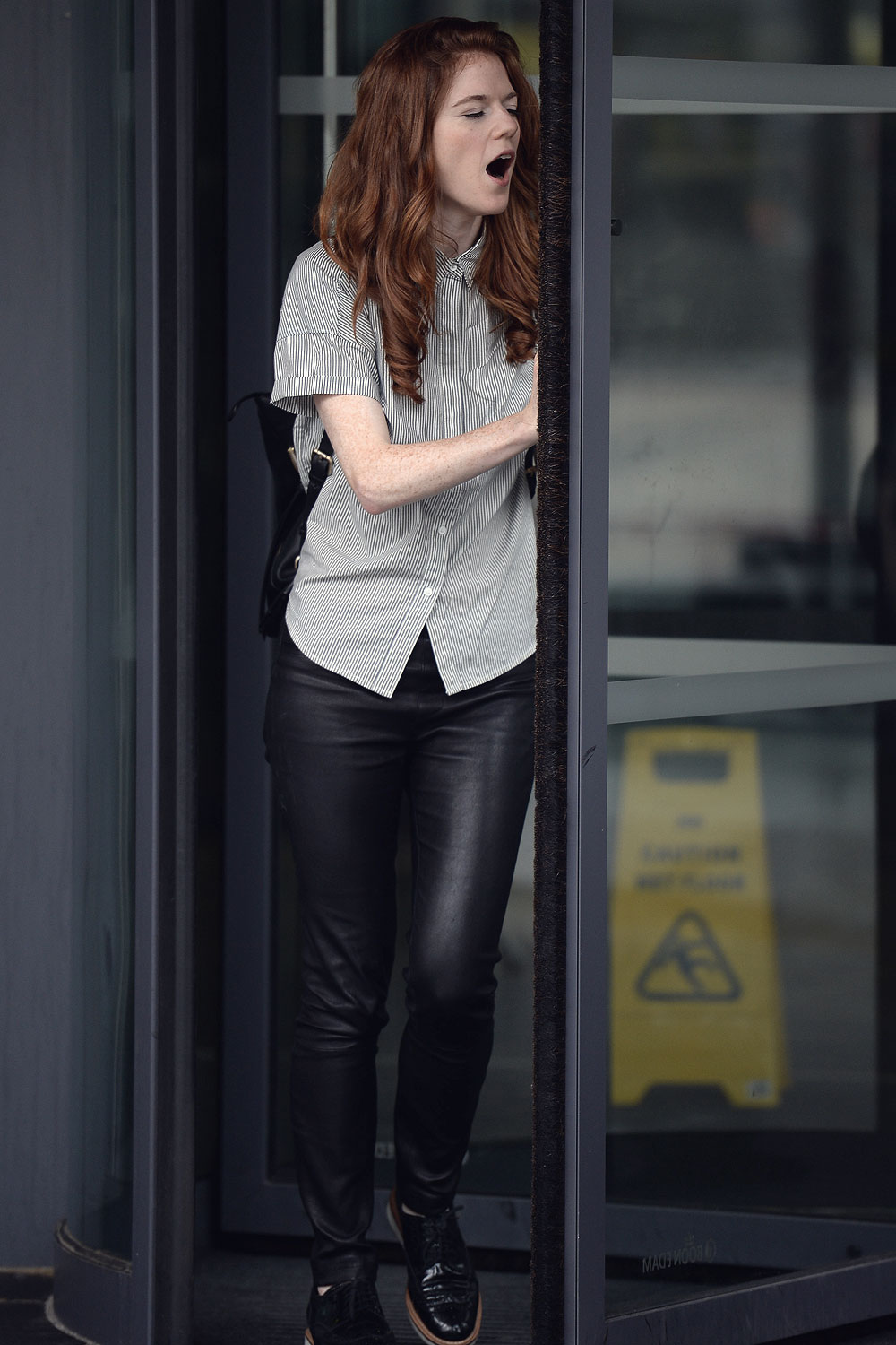 Rose Leslie leaving the BBC Studios