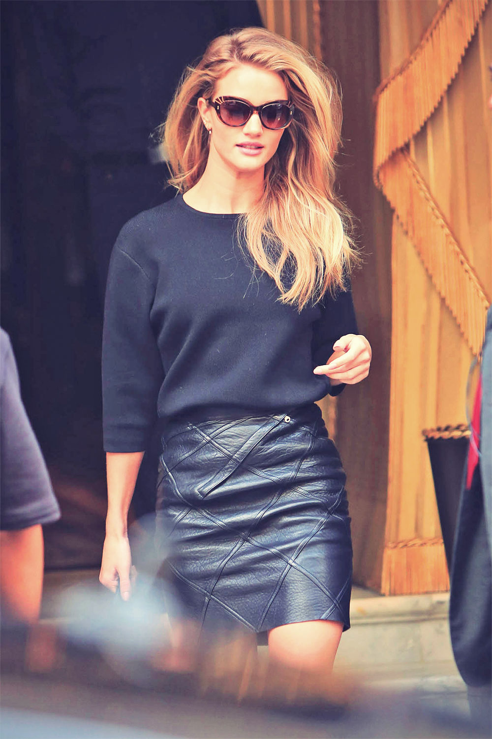 Rosie Huntington-Whiteley out and about during Paris Fashion Week