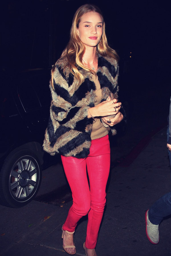 Rosie Huntington-Whiteley leaves the Chateau Marmont
