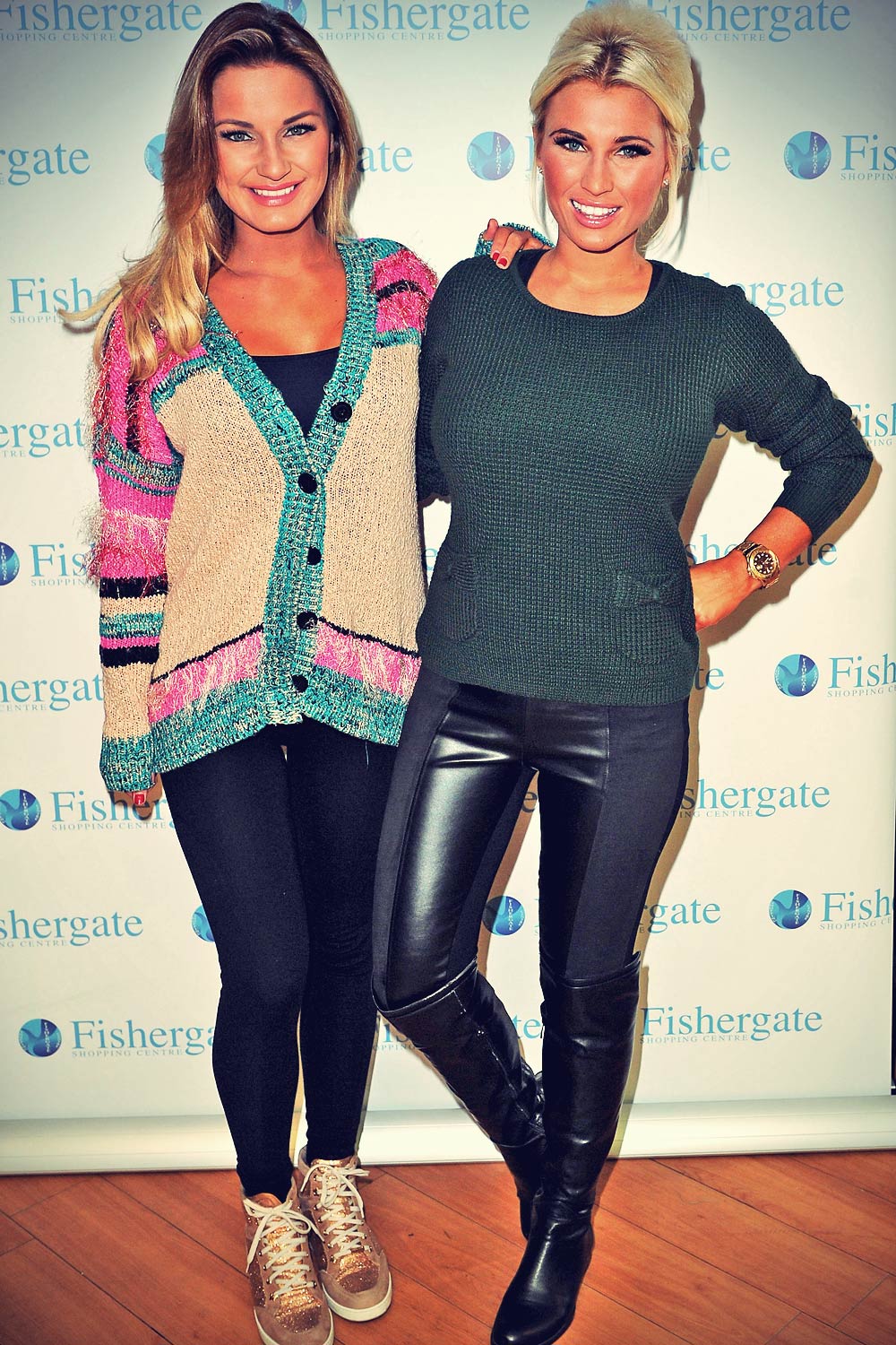 Sam & Billie Faiers at Minnies Boutique pop up shop opening