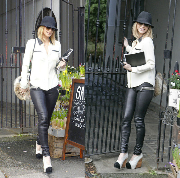 Sarah Harding is spotted out in London