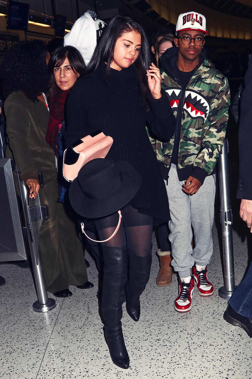 Selena Gomez seen at JFK airport