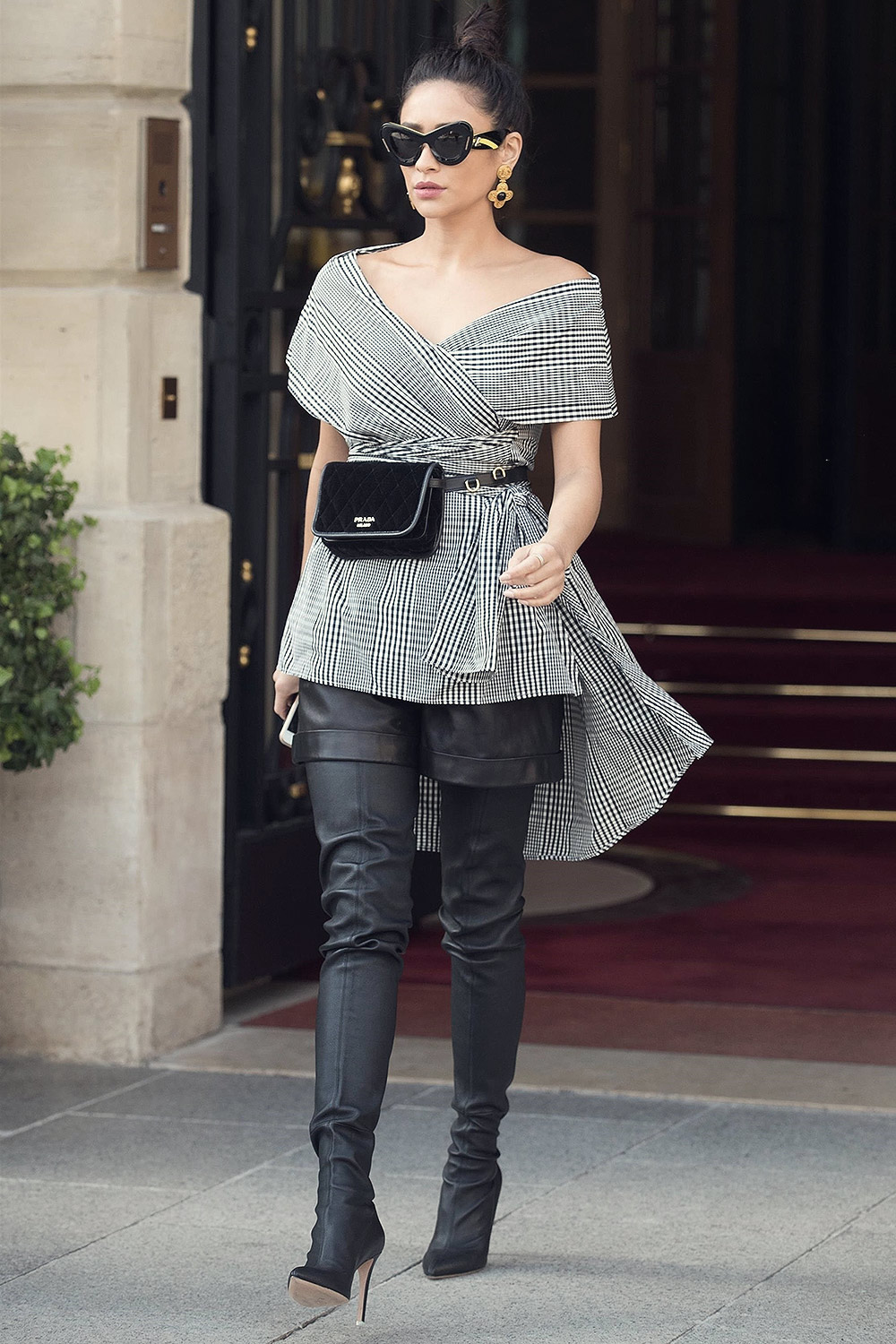 Shay Mitchell out and about in Paris