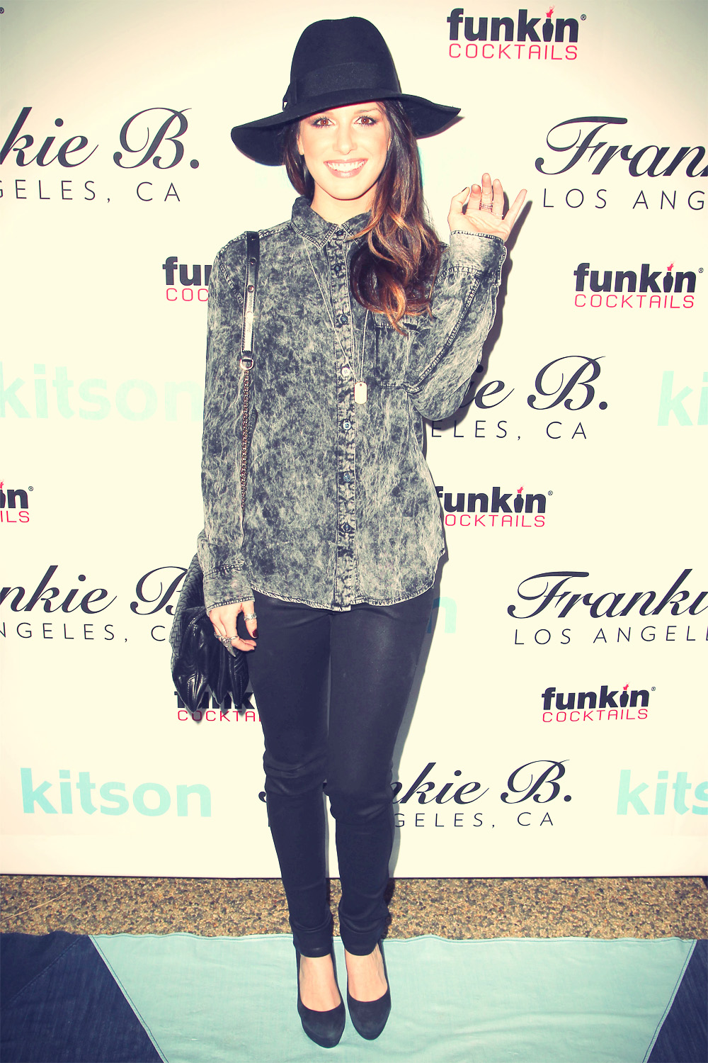 Shenae Grimes The Get Festive with Frankie B