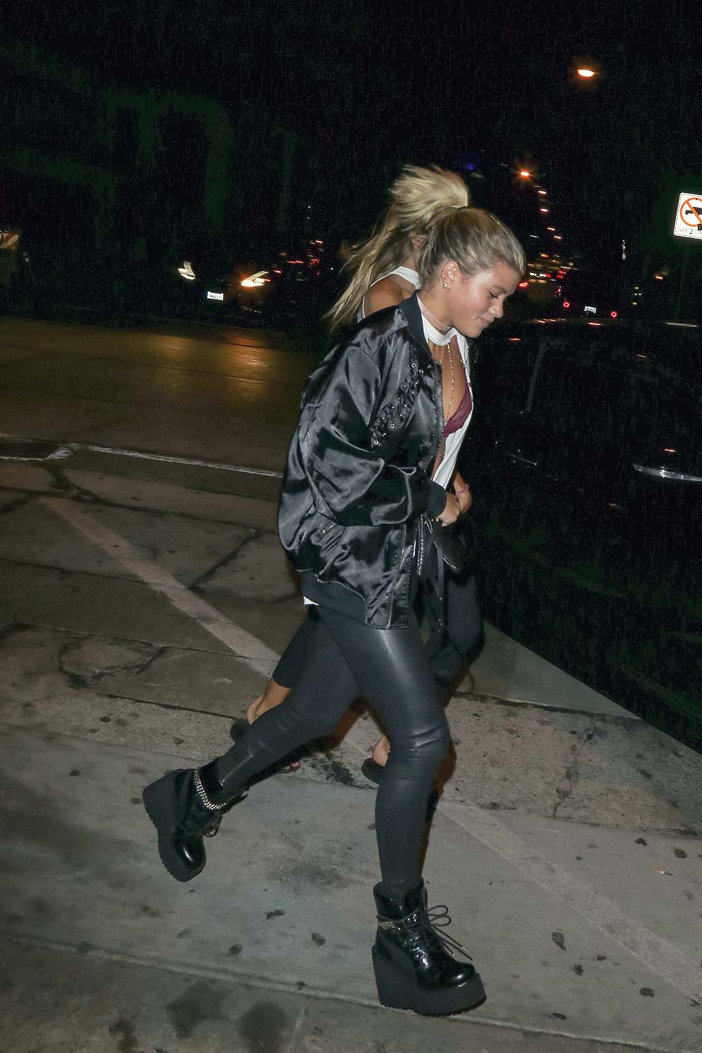 Sofia Richie at Craigs Restaurant