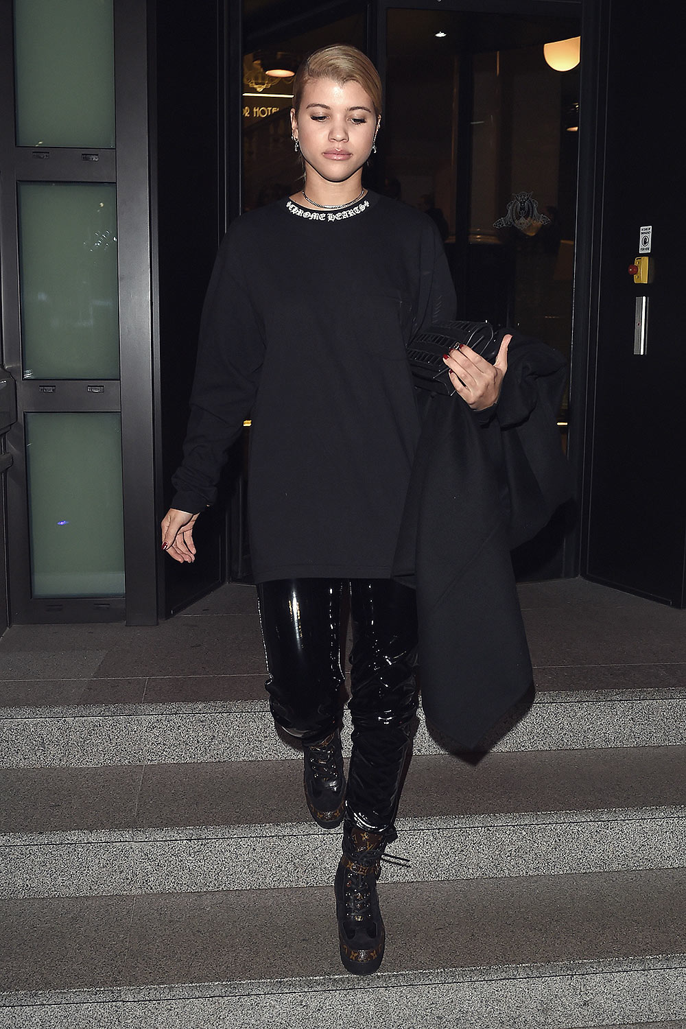 Sofia Richie leaving her hotel