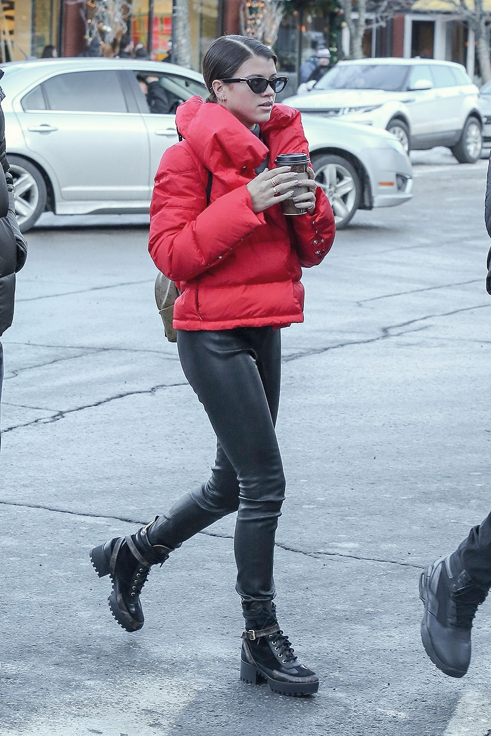 Sofia Richie out in Aspen