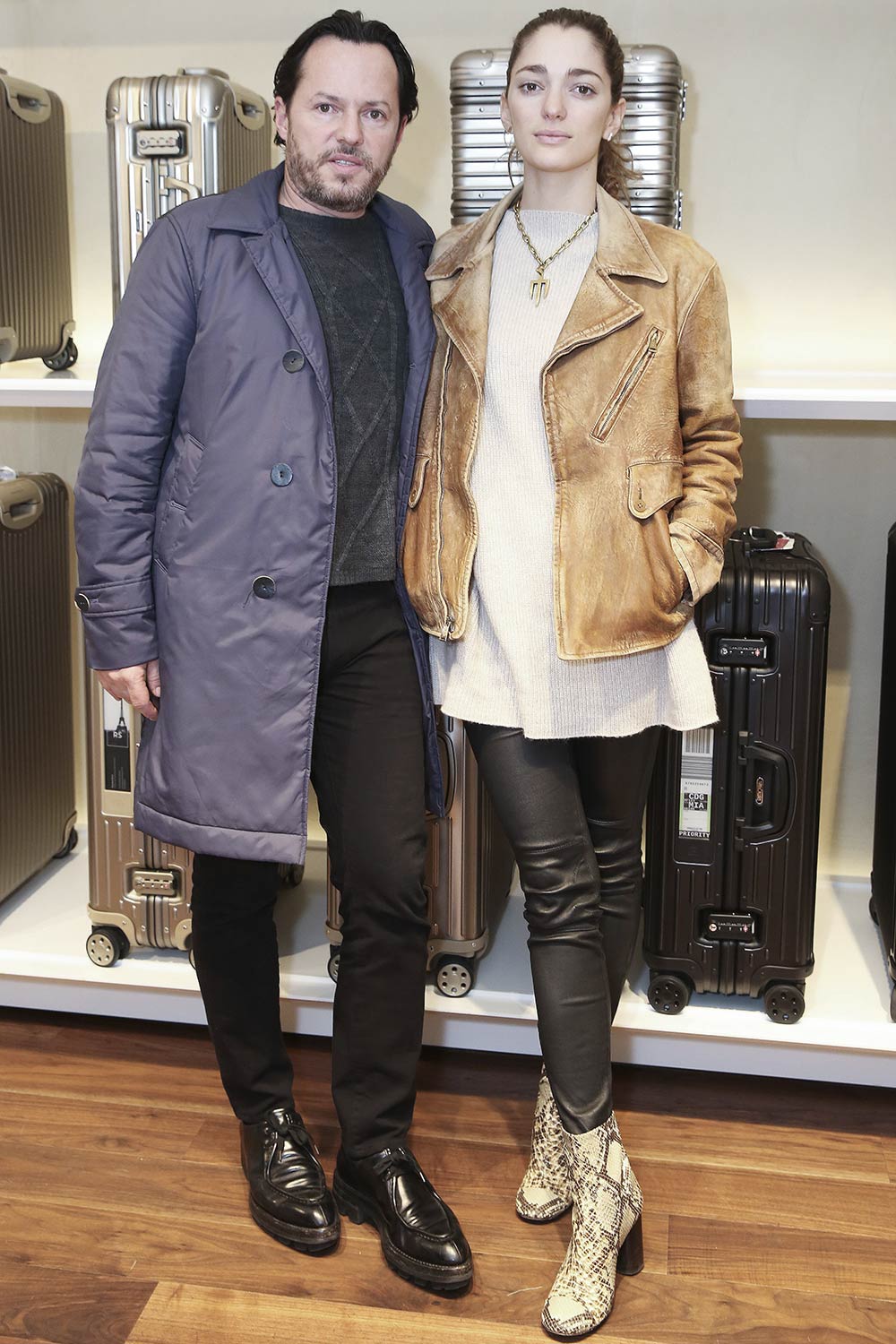 Sofia Sanchez de Betak attends opening of the Boutique Rimowa