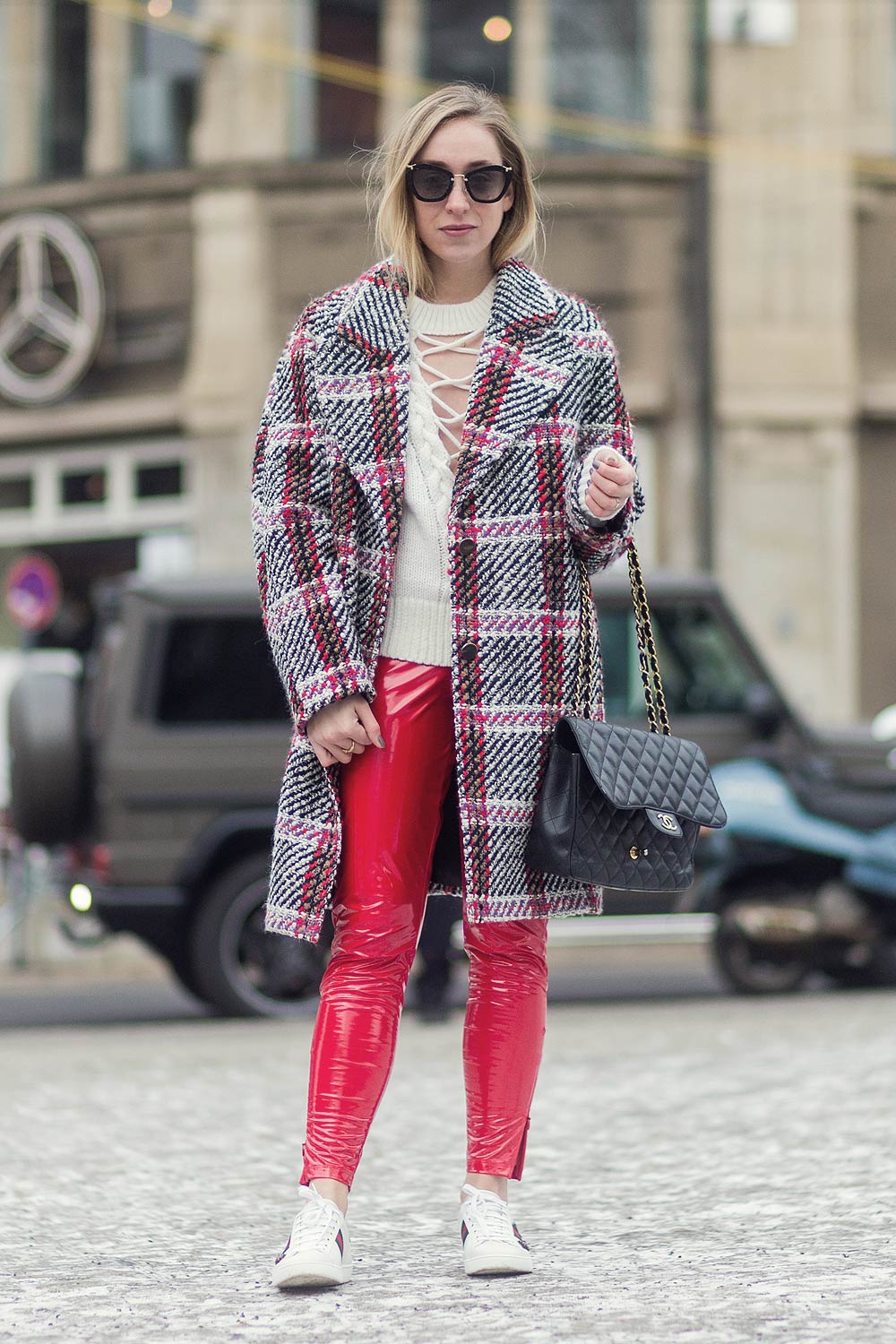 Sonia Lyson street style in Berlin