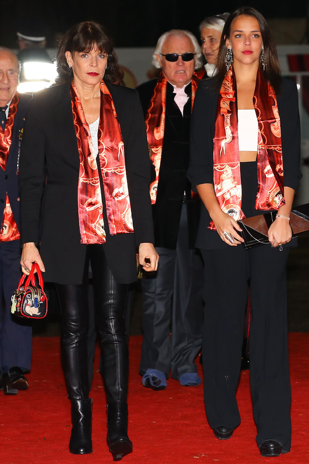 Stephanie of Monaco & Pauline Ducruet attends 40th International Circus Festival of Monte-Carlo Open