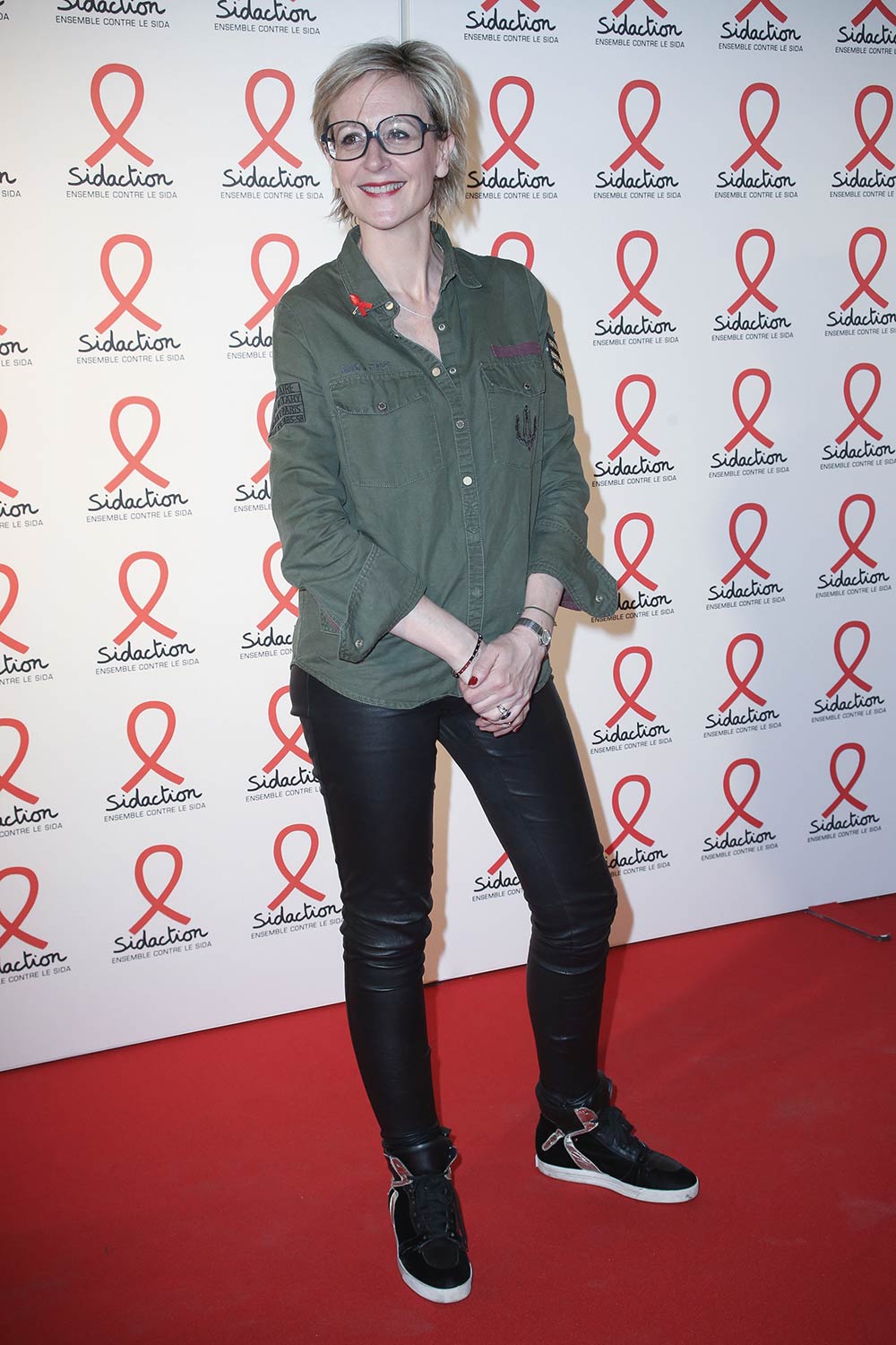 Sylvie Adigard attends Sidaction 2017 Launch Party