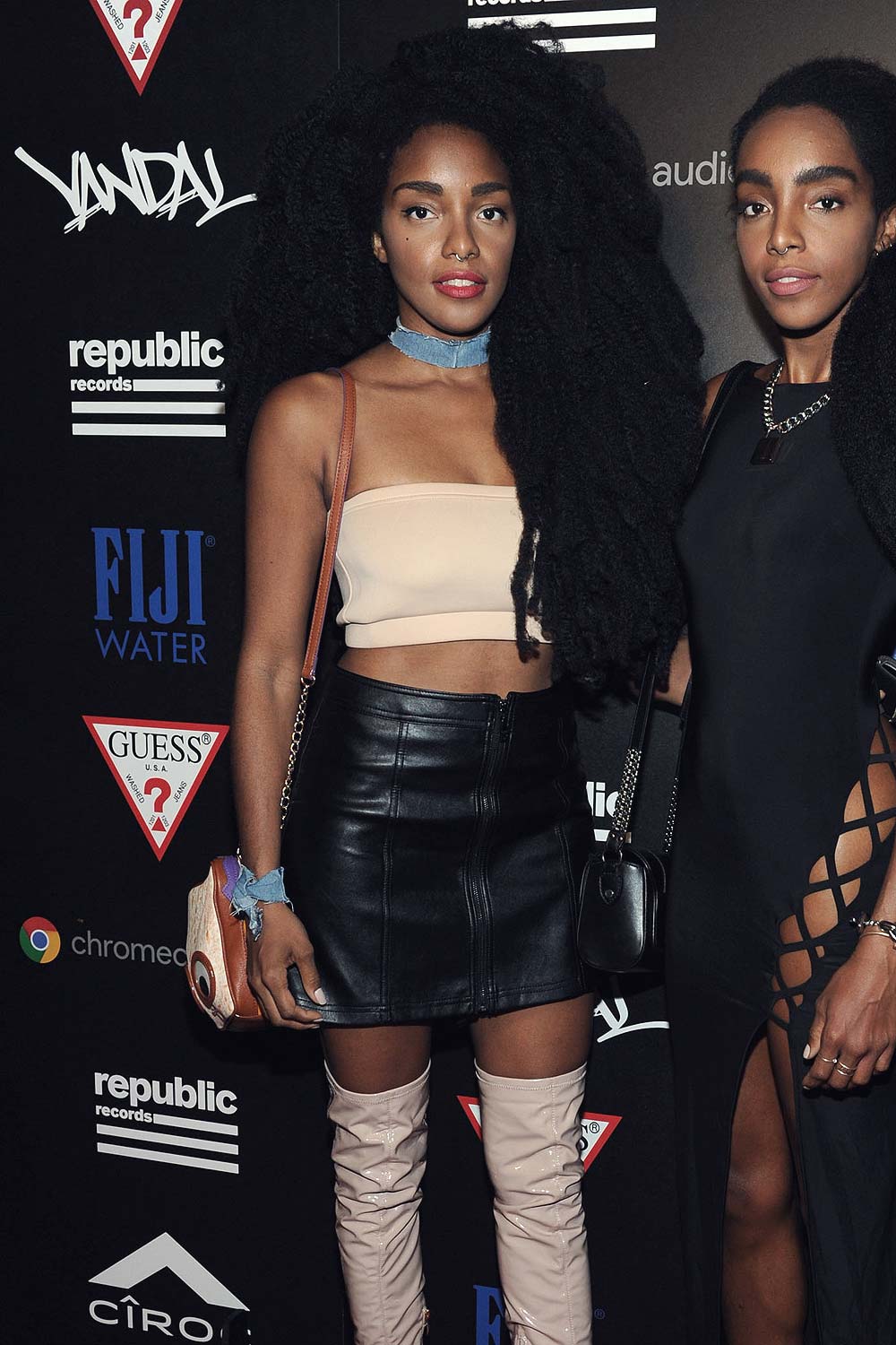 TK Quann attends a celebration with Republic Records and Guess