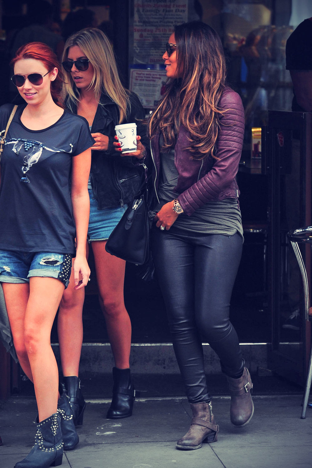 The Saturdays out & about in London