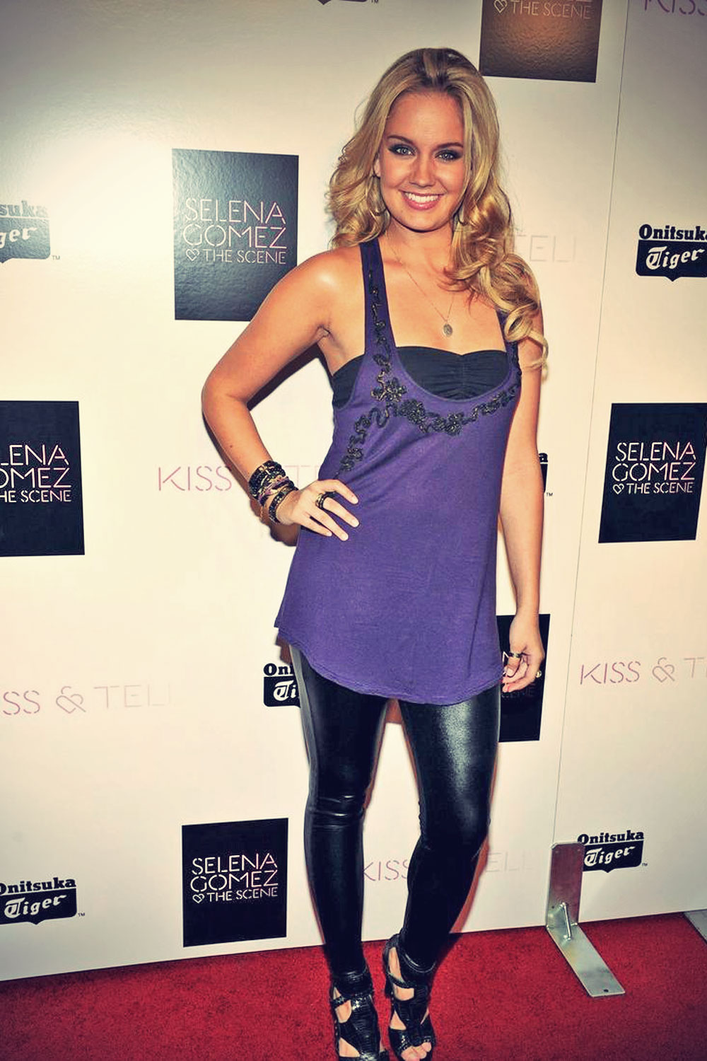 Tiffany Thornton Onitsuka Tiger presents Salena Gomez Album Kiss & Tell release party