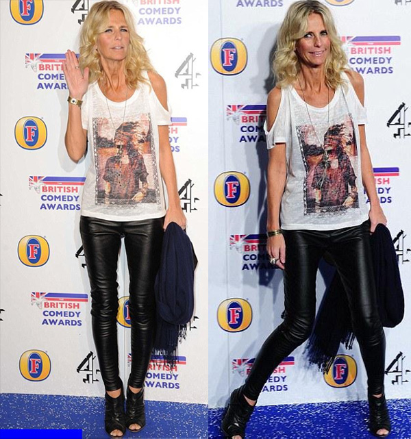 Ulrika Jonsson attends the British Comedy Awards at Fountain Studios in London, England