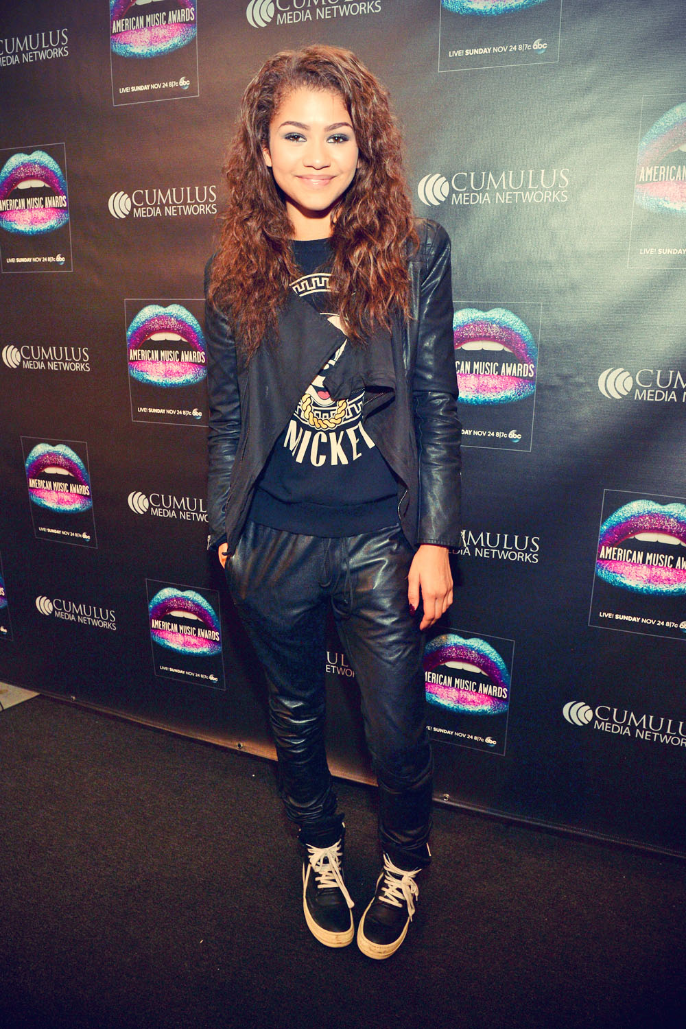 Zendaya Coleman attends 2013 American Music Awards Radio Room