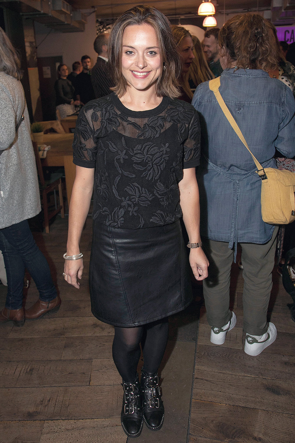 Zoe Tapper at press night for the play “Hogarth’s Progress”