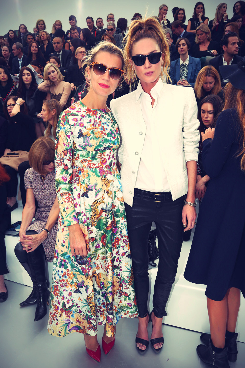 Erin Wasson at the Chanel fashion show