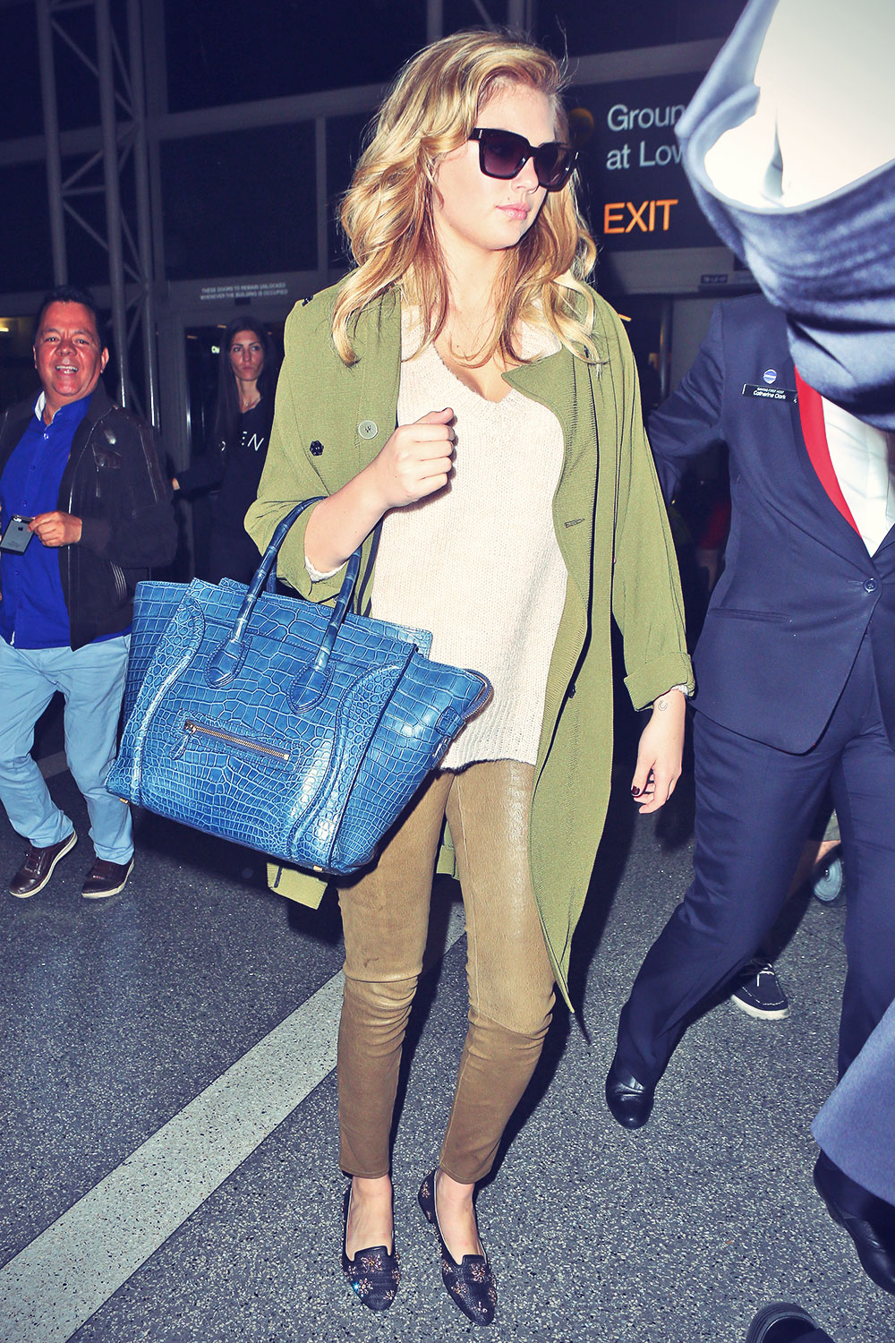 Kate Upton at LAX Airport in LA